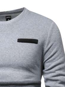 Manfinity Homme Men Colourblock Sweatshirt - Multicolor - View 4