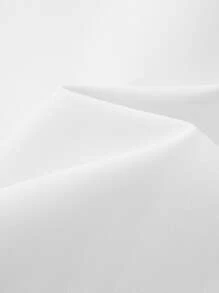 Manfinity Homme Loose Fit Men's Zipper Closure Drop Shoulder Jacket Without T-Shirt - White - View 3