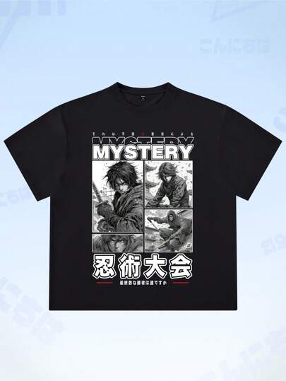 Anime Guys Figure Graphic Tee