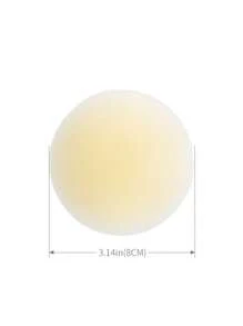 1 đôi Silicone Nắp núm vú - Màu be - Xem 3