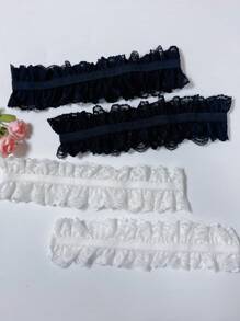 4件蕾絲腿環