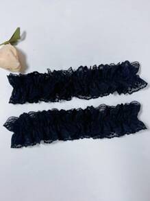4件蕾絲腿環