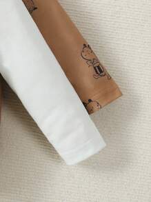 Baby Girl 2pcs Cartoon Graphic Tee - Multicolor - View 7