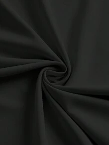 SHEIN MOD Plus Ruched Bust Puff Sleeve Dress,Birthday Dresses For Women,Corset Dress For Women - Black - View 4