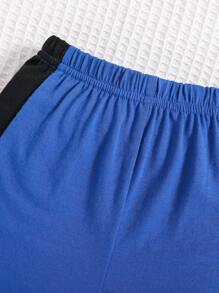 男嬰恐龍骷髏&字母圖案背心上衣&短褲 - 彩色 - 查看 7