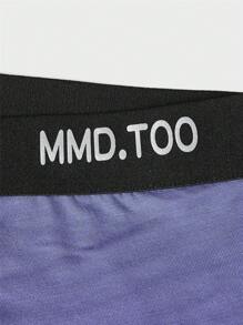 Men 7pcs Letter Graphic Boxer Brief - Multicolor - View 4