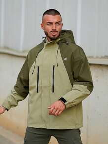 Áo khoác Nam - xanh quân đội - Xem 3