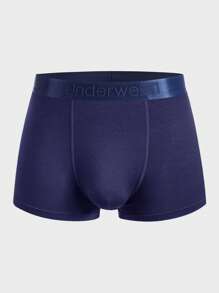 Men 5pcs Letter Graphic Contrast Tape Boxer Brief - Multicolor - View 9