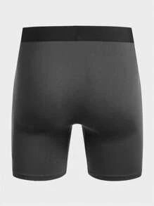 Men 5pcs Letter Graphic Tape Waistband Boxer Brief - Multicolor - View 11