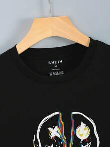 Manfinity Dauomo 男士卡通圖案T恤