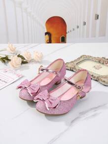 Mode High Heel Prinzessin Schuhe Für Kinder - Pink - Übersicht 2