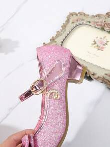 Mode High Heel Prinzessin Schuhe Für Kinder - Pink - Übersicht 4