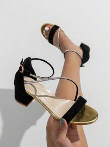 Xăng đan Cao gót Nữ - màu đen - Xem 5