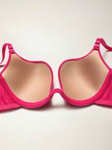 FloralLove Sujetador unicolor con aro - Rosa Fucsia - Ver 2