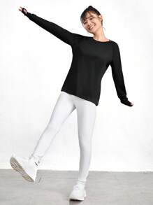 Activina 吸汗速乾 通気性スポーツ用圧縮シャツ - ブラック - チェックする 3