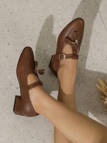 Flache Schuhe Französisch Vintage Gemütlich runder Zehenpartie, Flache Frühling & Herbst Schnürung, Damen