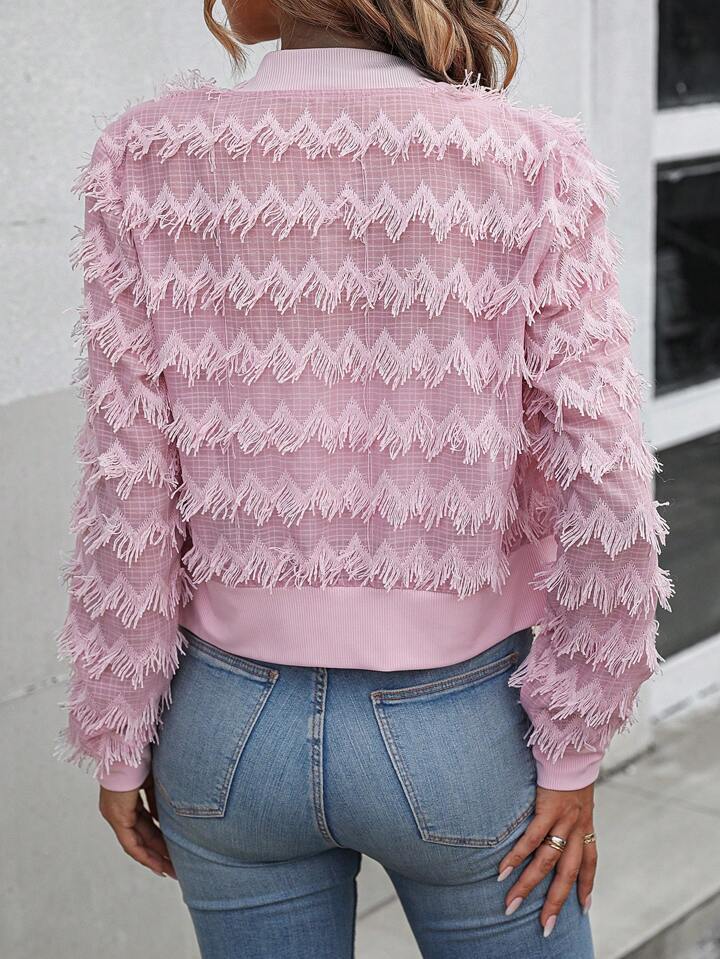 Bcbg jaxon fringe jacket hotsell