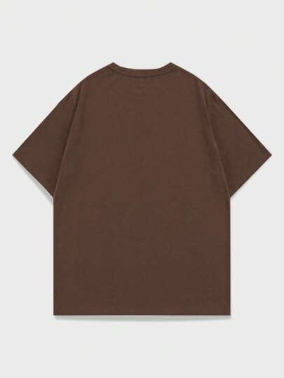 Hombres Camiseta de cráneo & con estampado de mariposa