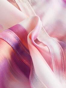 SHEIN MOD Tie Dye Bustier Cami Top - Multicolor - View 4