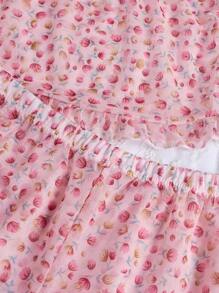 CottageSlumber 碎花印花吊带背心和短裤 节日季睡衣套装/睡衣套装