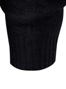 Manfinity Homme Nam Khối màu Dây kéo Lót nhiệt Áo len Mở - Nhiều màu - Xem 3