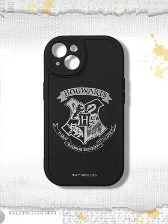 Harry Potter | ROMWE 1 pieza carcasa de teléfono TPU con gráfico de serpiente y letra compatible con iPhone
