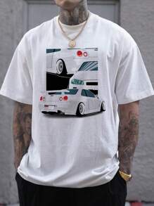 Men Car Print Tee