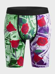 男士印花平角內褲 - 彩色 - 查看 5