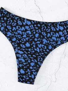 豹紋印花泳衣下裝