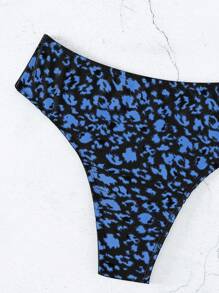 豹紋印花泳衣下裝