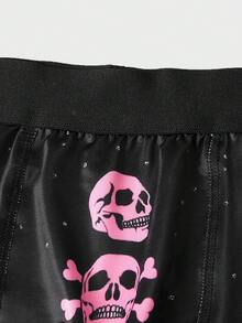 Men Skull Print Boxer Brief - Multicolor - View 5