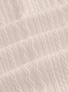 SHEIN ICON Solid Unitard Romper - Apricot - View 5