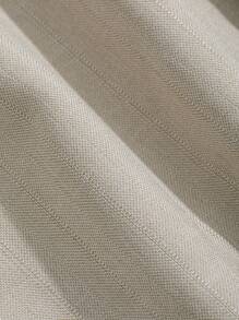 DAZY 翻蓋口袋落肩袖夾克 - 卡其色 - 查看 7