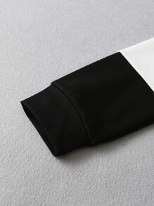 Chico joven 2 piezas/set Gorra de moda de color combinado con para otoño - Multicolor - Ver 5