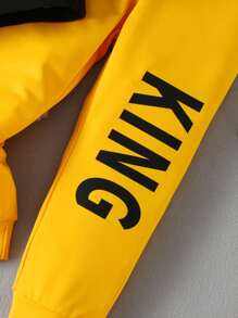 Chico joven 2 piezas/set Gorra de moda de color combinado con para otoño - Multicolor - Ver 6