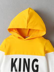 Chico joven 2 piezas/set Gorra de moda de color combinado con para otoño - Multicolor - Ver 7