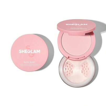 SHEGLAM Duo De Polvos Fijadores Para Rostro Y Contorno De Ojos Insta-Ready: Bubblegum 2 En 1, Polvos Sueltos Iluminadores Con Control De Aceite, Color Rosa, Mate, Sin Poros, Resistente Al Agua, Polvos Compactos De Larga DuracióN, Color Rosa NavideñO Para El Marca Belleza Maquillaje Maquullaje CosméTica Para Mujeres NiñAs Perfecto Para Invierno Primavera Verano Ideal Para Y2K Elegante Moda Adecuado Para CumpleañOs DíA De La Madre Regalo Fiesta Listo Mejor Color