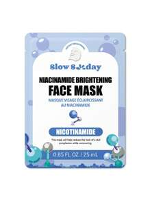 SlowSunday Hydrating Face Masks, Instant Brightening Firming Anti Aging Face Sheet Masks, Moisturizing Spa Face Masks Skincare With Vitamin B5, Niacinamide , Vitamin E, Hydrates And Nourishes, Deeply Hydrates And Soothes Skin, K Beauty, For Valentine's Day, Valentines Gift, Valentines Day Gift, Ideal For Party - Niacinamide - View 6