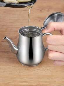 1入組不銹鋼油罐 - 銀色 - 查看 1