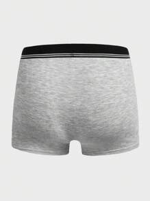 Extended Sizes Men 5pcs Contrast Tape Top-stitching Boxer Brief - Multicolor - View 14