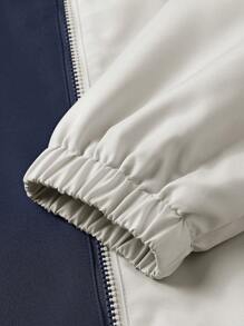 Manfinity Homme Men's Two Tone Oversized Raglan Sleeve Jacket (Without T-Shirt)