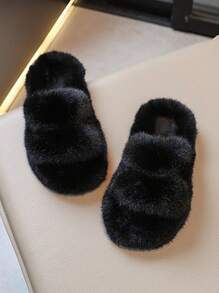 孩子們的家居拖鞋-時尚和舒服的 - 黑色 - 查看 2