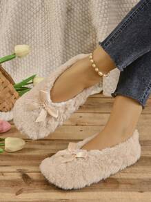 RALSWNAY Fall/Winter Women's Soft And Comfortable Indoor Home Slippers,Fluffy Slippers