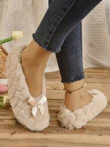 RALSWNAY Fall/Winter Women's Soft And Comfortable Indoor Home Slippers,Fluffy Slippers