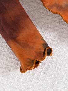 女大童紮染木耳邊T恤 - 彩色 - 查看 4