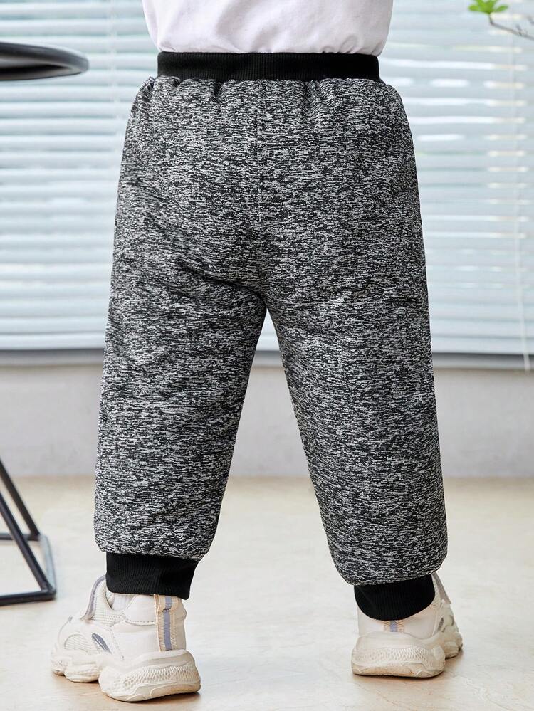 Baby Boy Cartoon Graphic Thermal Pants