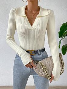 Chiquease Cut Out Backless Jumper - Beige - View 5