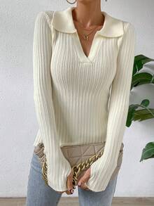 Chiquease Cut Out Backless Jumper - Beige - View 6