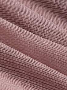 SHEIN MOD Solid Ruched Cami Dress - Dusty Pink - View 3