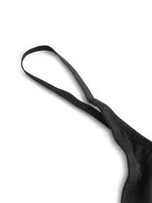 Ocili Leisure Extremely Stretchy & Smooth Low Waist Micro Sexy G-String - Black - Black - View 8